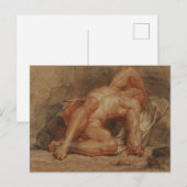 Restende gladiator briefkaart (Voorkant / Achterkant)