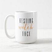 Restende heksengezicht koffiemok (Links)