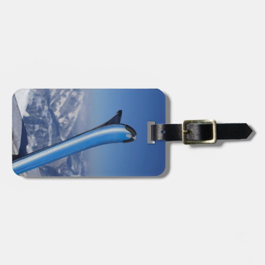 Restende huid bagagelabel (Voorkant horizontaal)