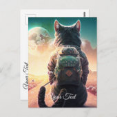 Restende kat. briefkaart (Voorkant / Achterkant)