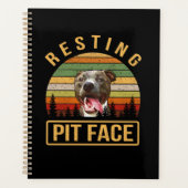 Restende Pitbull-zijde Planner (Voorkant)
