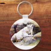 Restende Sleutelhanger Beer (Voorkant)