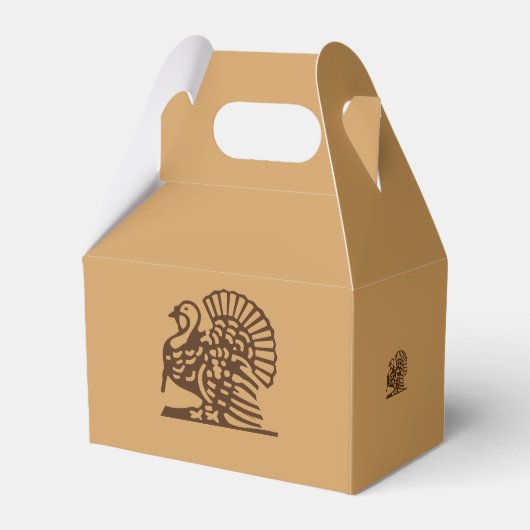 resterend doosje "Thanksgiving turkije" (Achterkant)