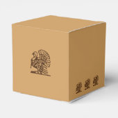 resterend doosje "Thanksgiving turkije" (Achterkant)