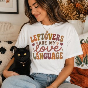 Resterende etenswaren zijn mijn liefdestaal, Grapp T-shirt