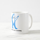 Resterende haai heb ik geen idee wat ik doe koffiemok (Voorkant rechts)