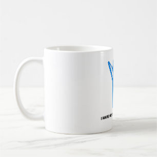 Resterende haai heb ik geen idee wat ik doe koffiemok