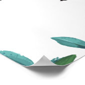 Resterende pijl-links poster (Hoek)