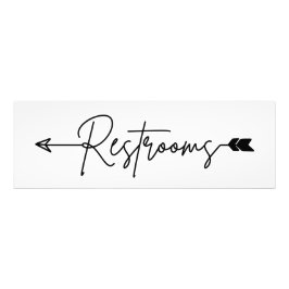 Resterende richtingteken links, Poster van de part