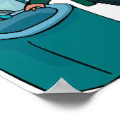 Resterende teken: handen wassen poster (Hoek)