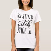 RESTERENDE WITCH FACE T-SHIRT (Voorkant)