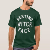 RESTERENDE WITCH GEZICHT T-SHIRT (Voorkant)