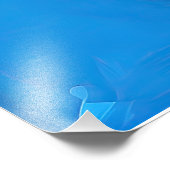 Restful Cobalt Echo Abstract Foto Afdruk (Hoek)