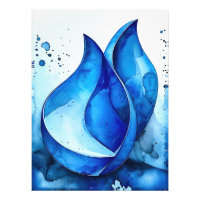 Restful Indigo Curves
