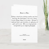 Restin bij Middag Kaart (Achterkant)