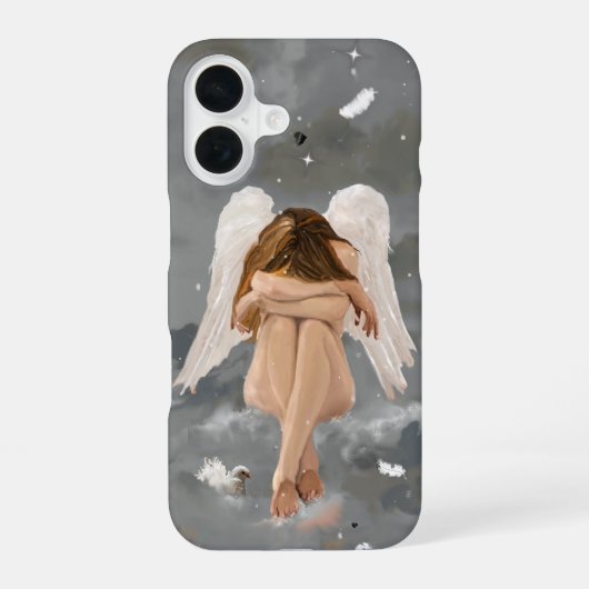 Resting Angel iPhone 16 Hoesje (Achterkant)