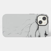 Resting Athlete iPhone Hoesje (Achterkant horizontaal)
