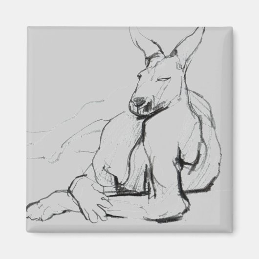 Resting Athlete Magneet (Voorkant)