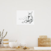 Resting Athlete Poster (Keuken)