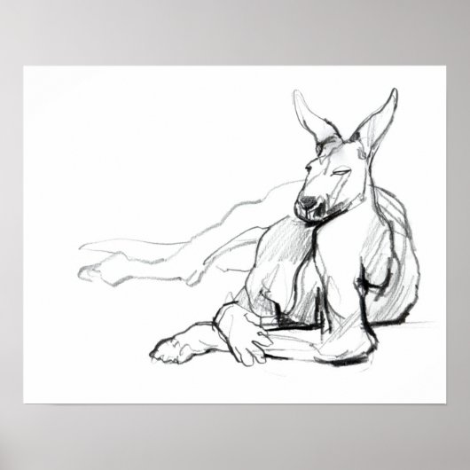 Resting Athlete Poster (Voorkant)