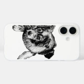 Resting Australian Shepherd Dog iPhone Case (Achterkant (horizontaal))