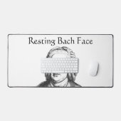 Resting Bach Face Classical Music Composer Bureaumat (Keyboard & Muis)