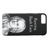 Resting Bach Face Classical Music Composer Case-Mate iPhone Case (Achterkant (Horizontaal))