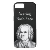 Resting Bach Face Classical Music Composer Case-Mate iPhone Case (Achterkant)