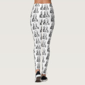 Resting Bach Face Classical Music Composer Leggings (Achterkant)