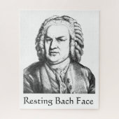 Resting Bach Face Classical Music Composer Legpuzzel (Verticaal)