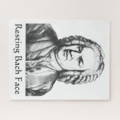 Resting Bach Face Classical Music Composer Legpuzzel (Horizontaal)