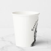 Resting Bach Face Classical Music Composer Papieren Bekers (Rechts)