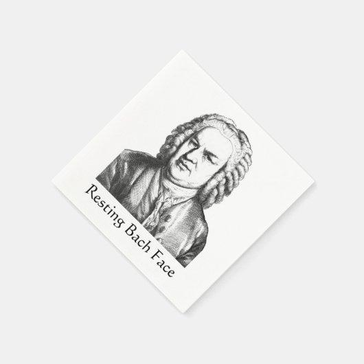 Resting Bach Face Classical Music Composer Servet (Hoek)