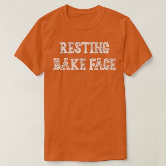 Resting Bake Face Baking Baker Humor Grafisch T-shirt (Design voorkant)