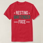 Resting Bartender Face Bartender cadeauidee Mixolo T-shirt (Design voorkant)