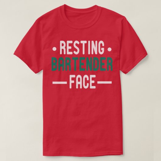 Resting Bartender Face Bartender cadeauidee Mixolo T-shirt (Design voorkant)