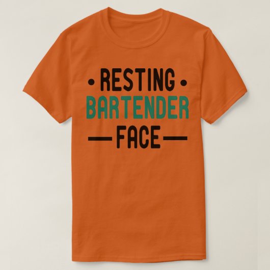 Resting Bartender Face Bartender cadeauidee Mixolo T-shirt (Design voorkant)