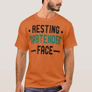 Resting Bartender Face Bartender cadeauidee Mixolo T-shirt