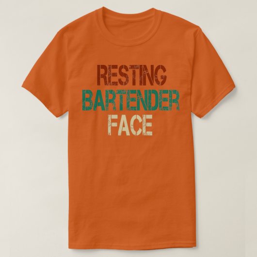 Resting Bartender Face Bartender cadeauidee Mixolo T-shirt (Design voorkant)