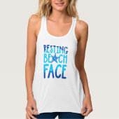 Resting Beach Face Tanktop (Voorkant)