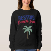 Resting Beach Face Trui (Voorkant)