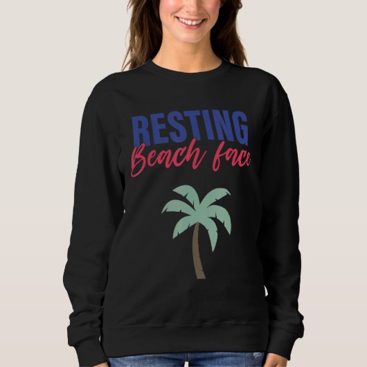 Resting Beach Face Trui (Voorkant)