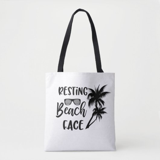 Resting Beach face word tas (Voorkant)