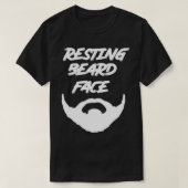 Resting Beard Face 1 T-shirt (Design voorkant)