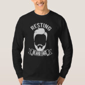 Resting Beard Face For Bearded Men Quote Designs   T-shirt (Voorkant)