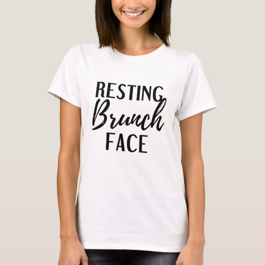 Resting Brunch Face T-shirt (Voorkant)