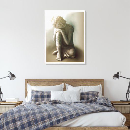 Resting Buddha Canvas Afdruk (Insitu (Slaapkamer))