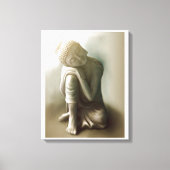 Resting Buddha Canvas Afdruk (Voorkant)