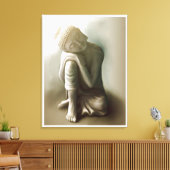 Resting Buddha Canvas Afdruk (Insitu (Woonkamer))