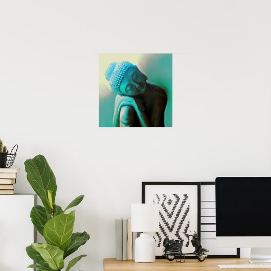 Resting Buddha Poster (Thuiskantoor)
